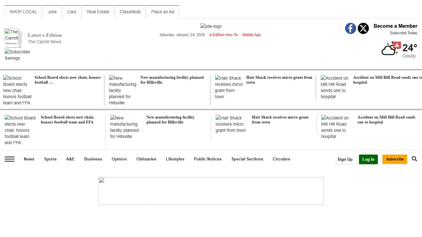 Carroll County Land Transfers Civil Law thecarrollnews.com