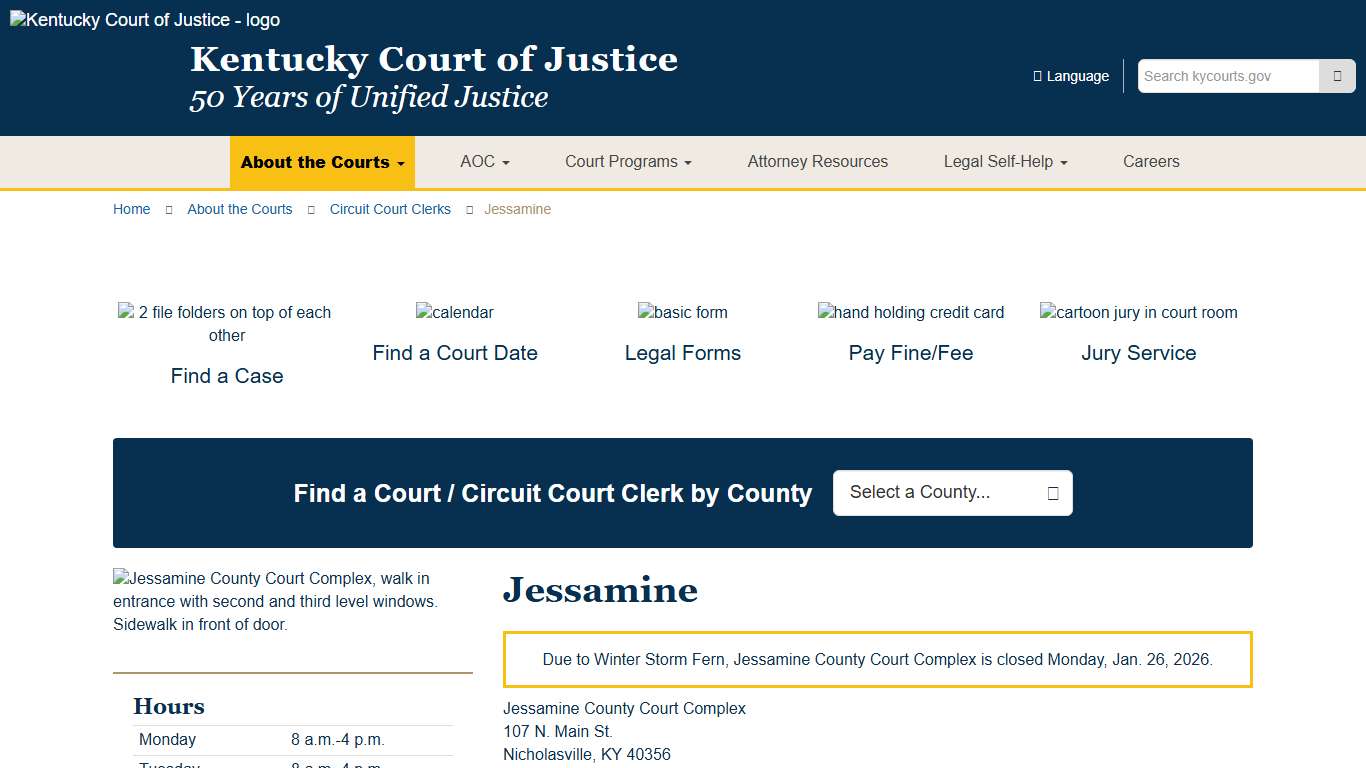 Jessamine - Kentucky Court of Justice